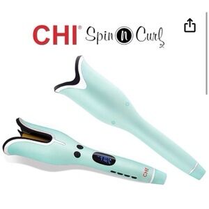 CHI Spin N Curl Mint GreenHair Curler
Barely Used